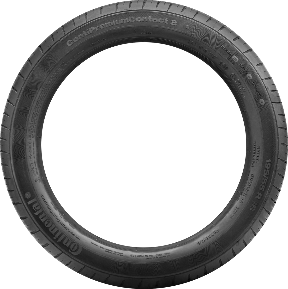 Continental ContiPremiumContact 2 205/55R17 91V SSR (*) - Wheelwiz