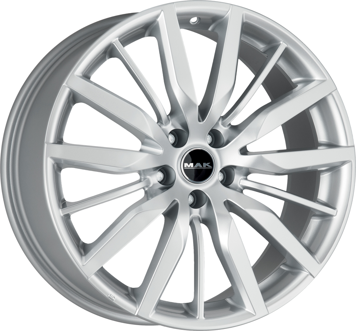 MAK BARBURY Silver 20x9.5 +35 5x120mm 64.1mm - Wheelwiz