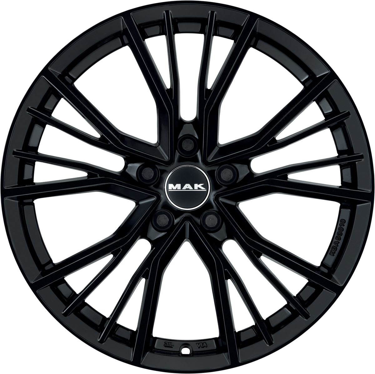 MAK Union Gloss Black 21x9.5 +25 5x112mm 66.45mm - Wheelwiz