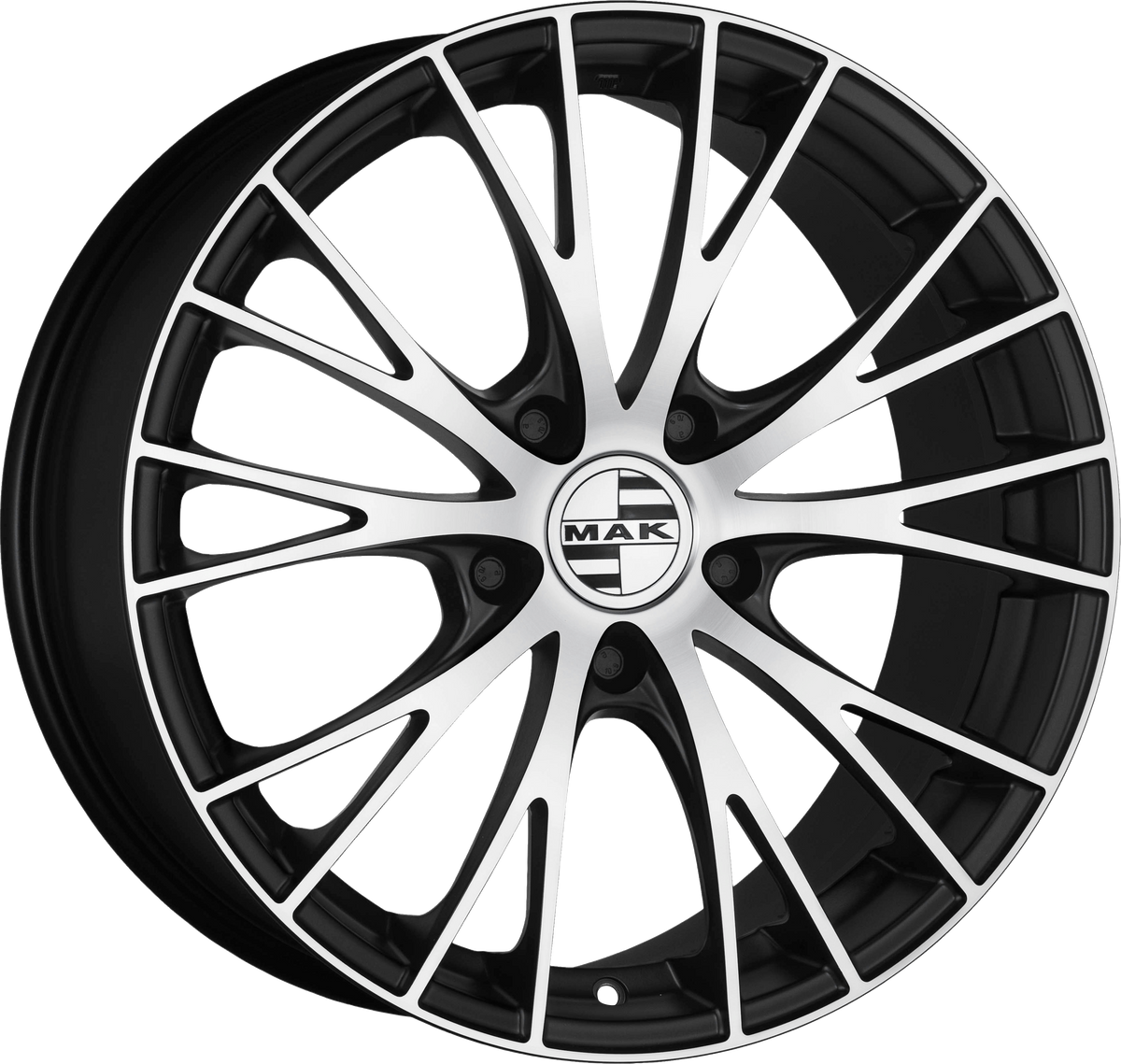 MAK RENNEN Ice Black 18x9 +44.5 5x110mm 65.1mm - Wheelwiz