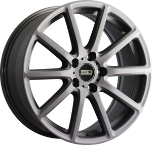 Euro Design Legend Matte Gunmetal 17x7.5 +42 5x112mm 57.1mm - Wheelwiz