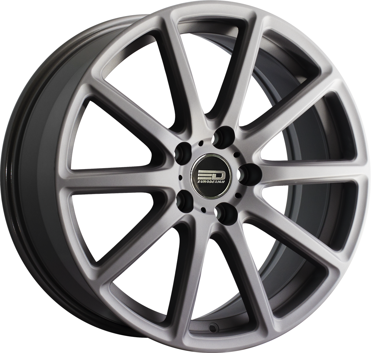 Euro Design Legend Matte Gunmetal 19x8.5 +21 5x112mm 66.5mm - Wheelwiz