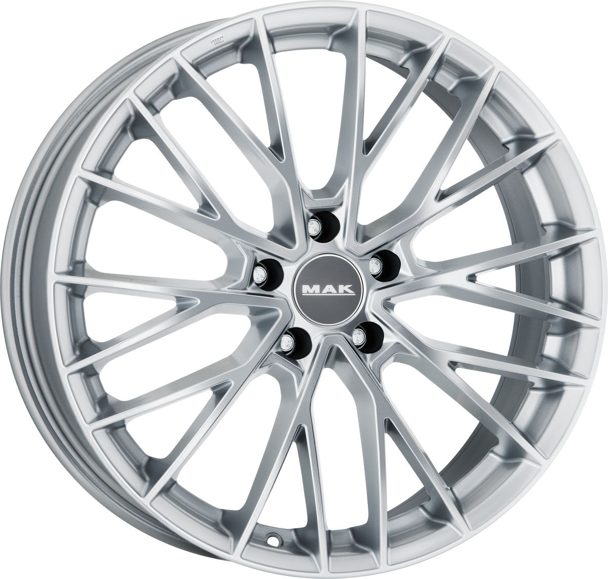 MAK SPECIALE Silver 19x8.5 +38 5x120mm 72.6mm - Wheelwiz
