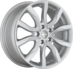 MAK Highlands Silver 19x8 +45 5x108mm 63.4mm