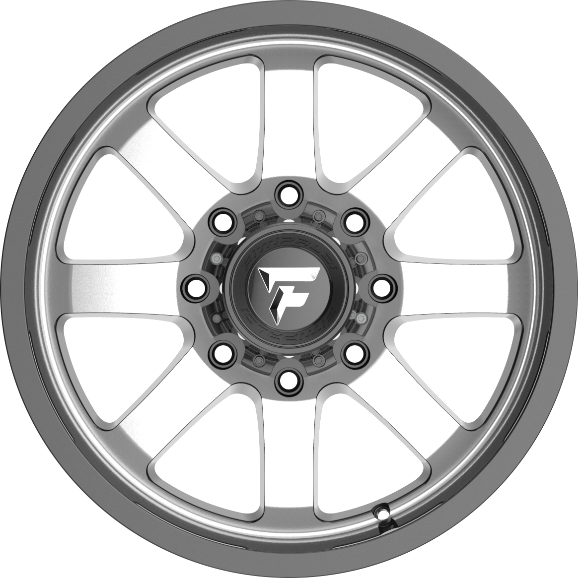 Fittipaldi FA16MB Gloss Black Machined 18x9 +12 8x170mm 130.2mm