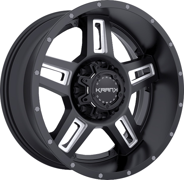 Krank Hammer Gloss Black Milled 17x9 0 5x114.3|5x127mm 78.1mm - Wheelwiz