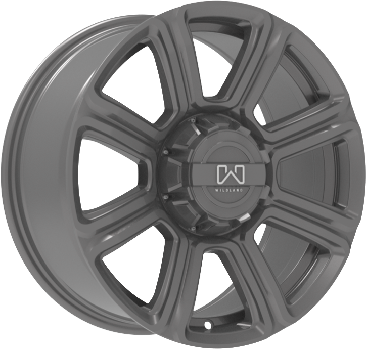 Wildland Hurricane Matte Gunmetal 18x8 +18 6x135|6x139.7mm 87.1mm - Wheelwiz
