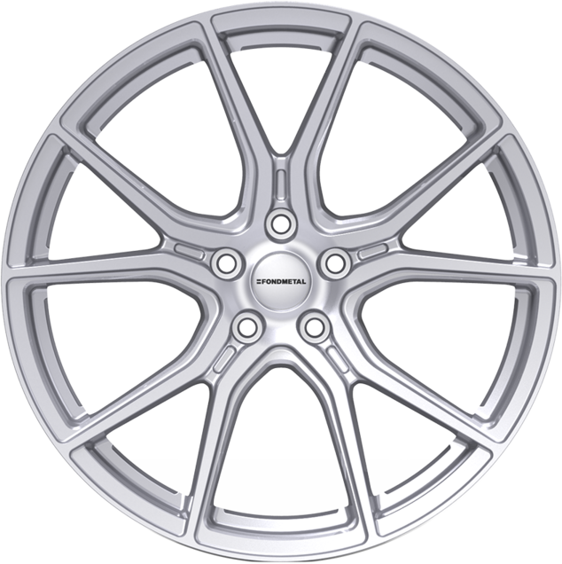Fondmetal STC45 Gloss Silver 20x10.5 +45 5x114.3mm 70.4mm - Wheelwiz