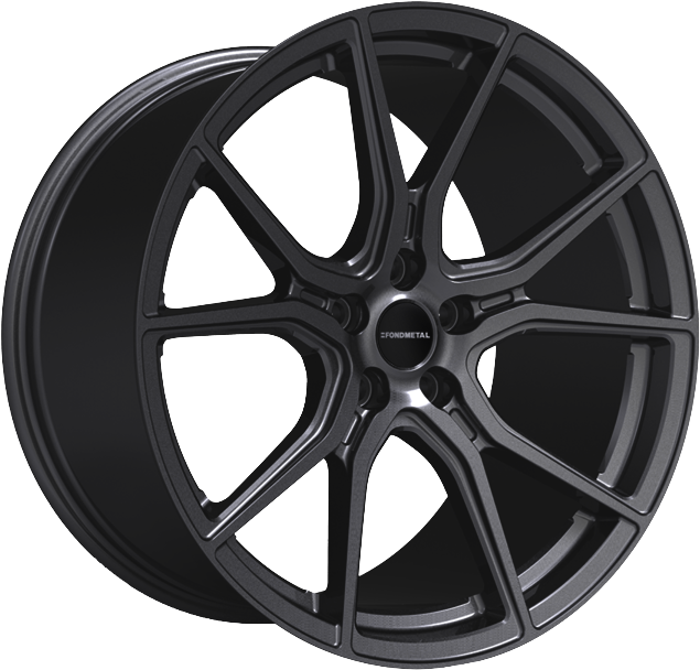 Fondmetal STC45 Gloss Black 20x10.5 +45 5x114.3mm 70.4mm - Wheelwiz