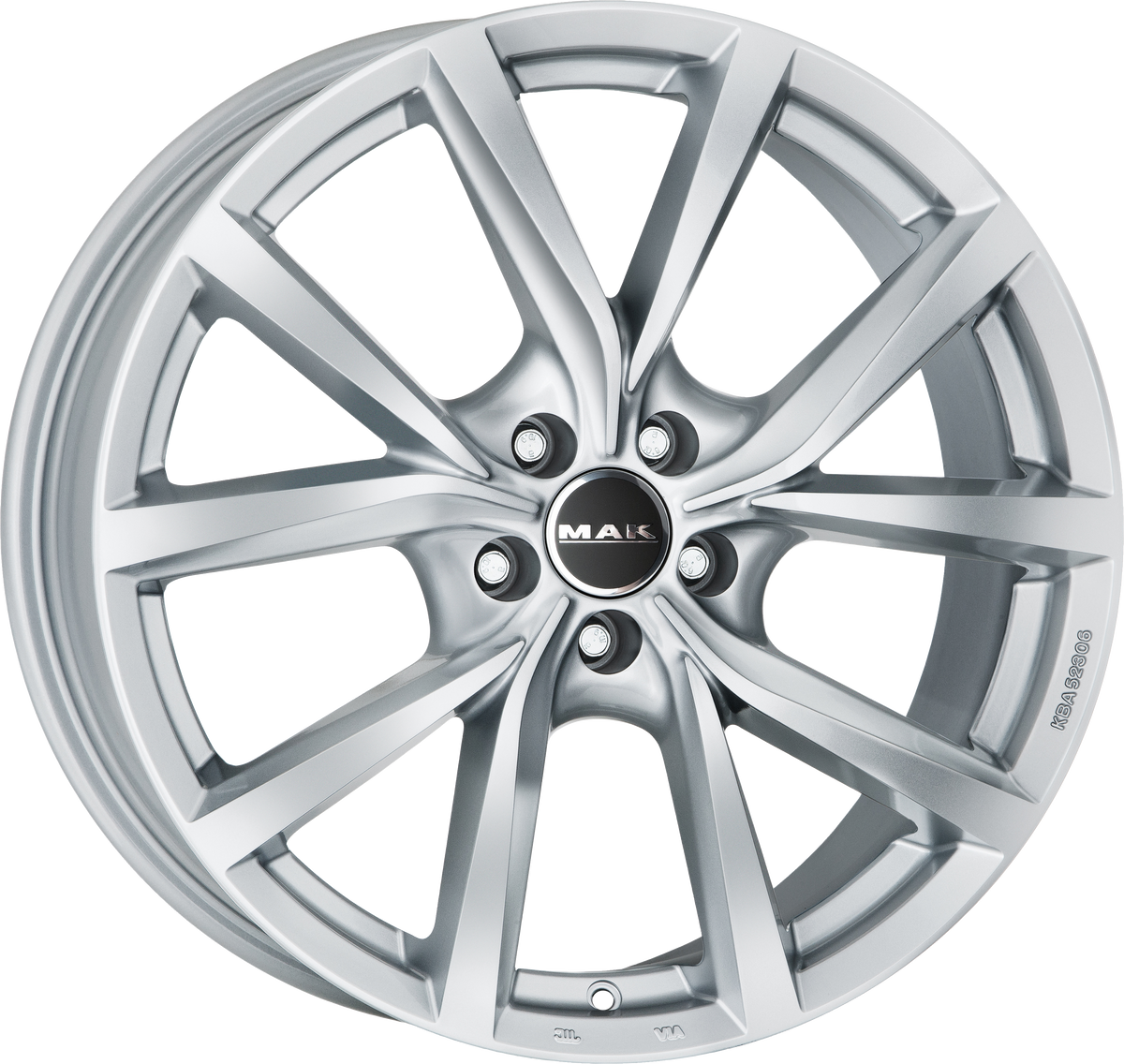 MAK POLARIS Silver 17x7.5 +55 5x108mm 63.4mm - Wheelwiz