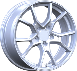 YKW Replica MF17 Silver 17x7.5 +40 5x114.3mm 64.1mm - Wheelwiz