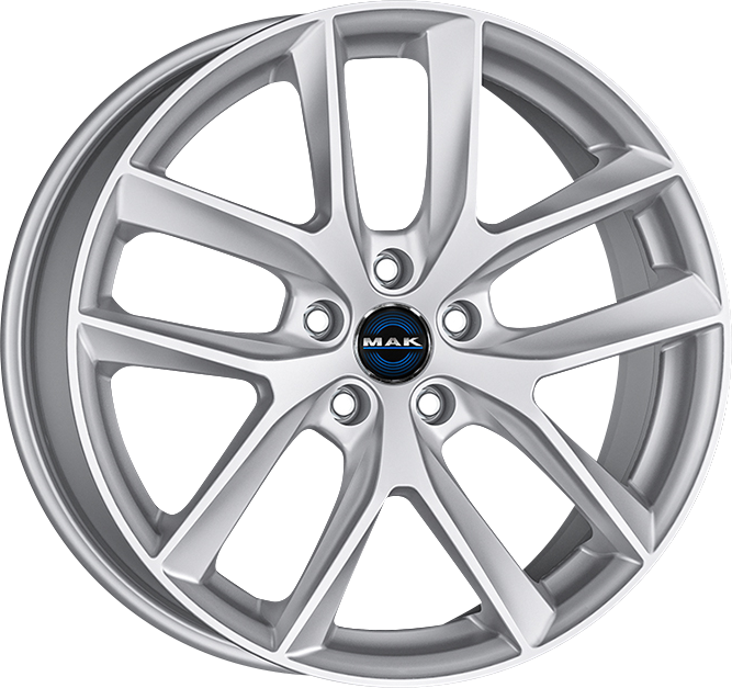 MAK Voltage Silver 18x8.5 +40 5x114.3mm 64.1mm - Wheelwiz