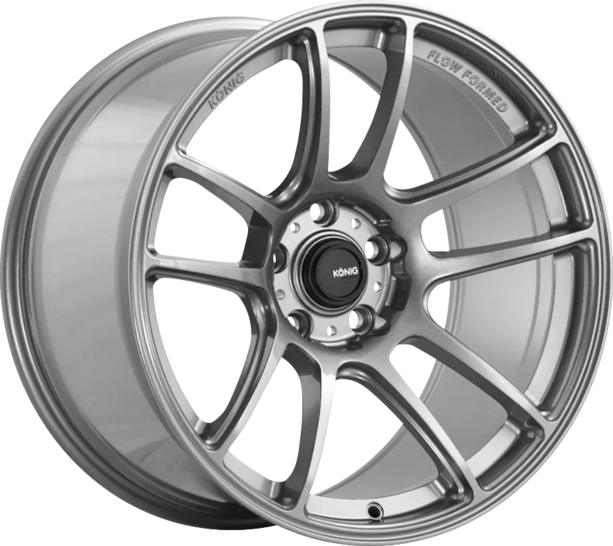 Konig Heliogram Titanium Metallic 17x9 +38 5x114.3mm 73.1mm - Wheelwiz