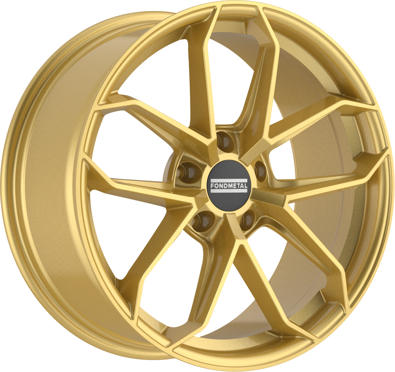 Fondmetal Zelos Matte Gold 20x10.5 +19 5x112mm 66.5mm - Wheelwiz