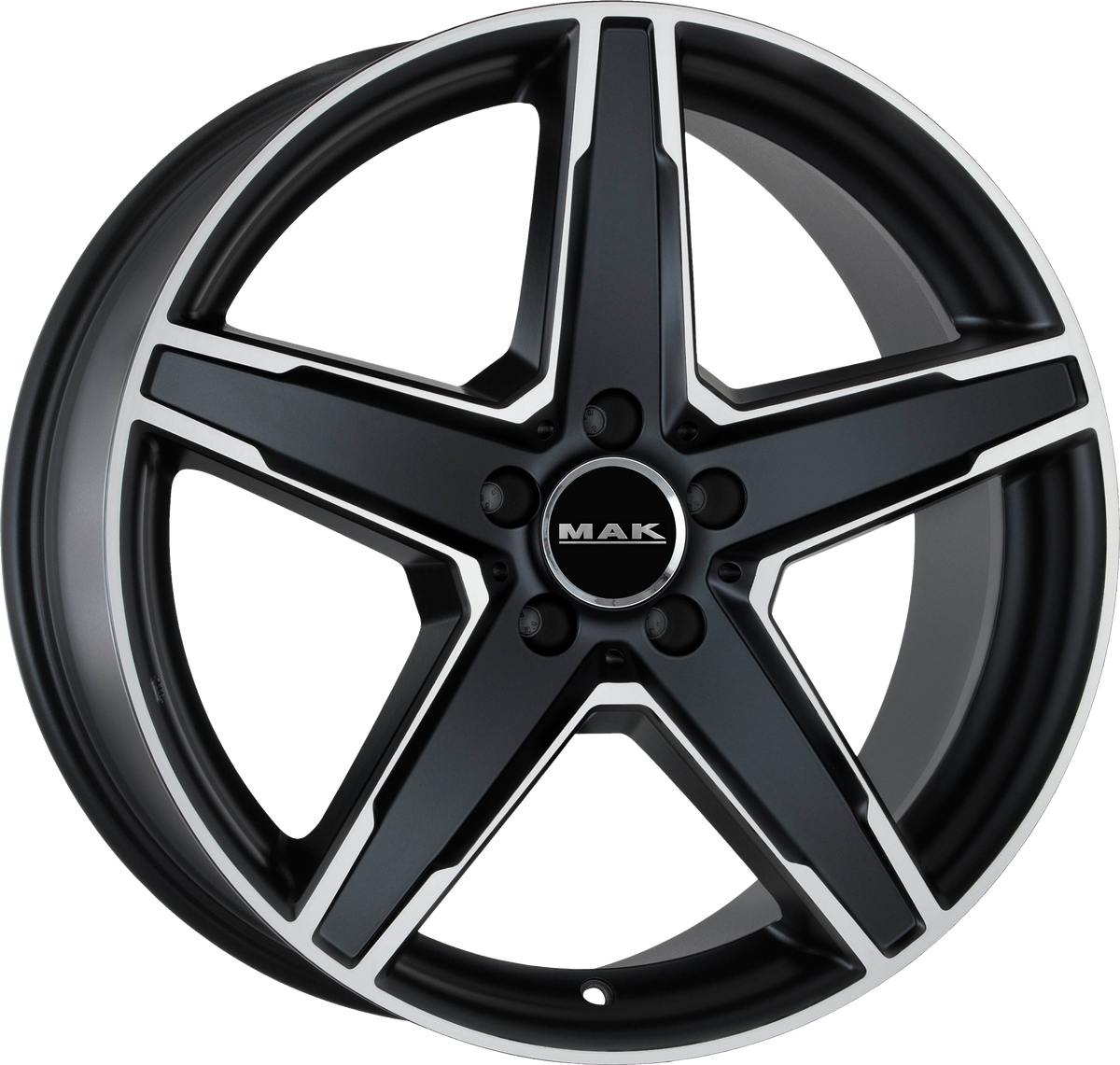 MAK STERN ITALIA Ice Black 18x8 +45 5x112mm 66.6mm - Wheelwiz
