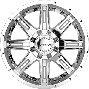 Krank Shaft Chrome 20x9 +18 6x135|6x139.7mm 108mm - Wheelwiz