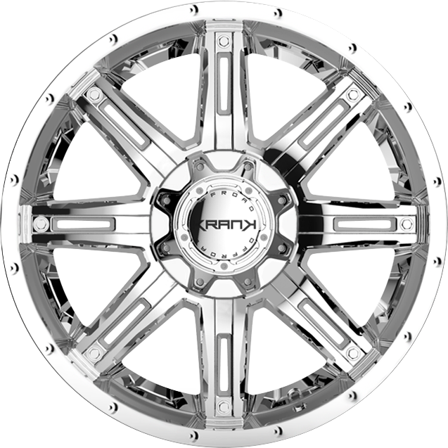Krank Shaft Chrome 20x9 +18 5x127|5x139.7mm 77.8mm - Wheelwiz