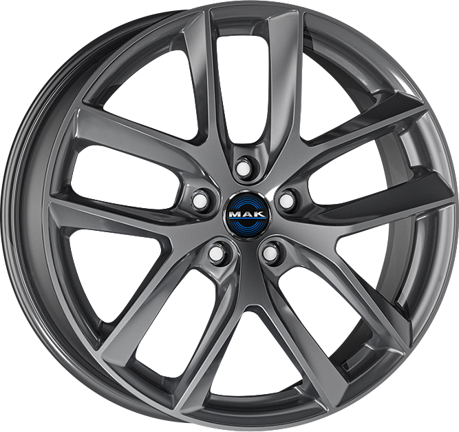 MAK Voltage Gloss Gun Metallic 18x8.5 +40 5x114.3mm 64.1mm - Wheelwiz