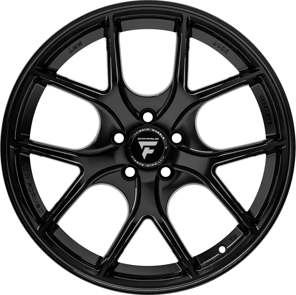 Fittipaldi FS365 Gloss Black 17x8 +35 5x100mm 73.1mm - Wheelwiz