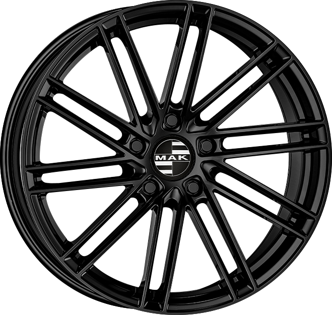 MAK Leipzig Gloss Black 20x9 +50 5x130mm 71.6mm - Wheelwiz