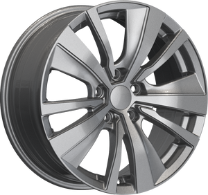 YKW Replica MF1 Matte Gunmetal 17x7.5 +40 5x114.3mm 66.1mm - Wheelwiz