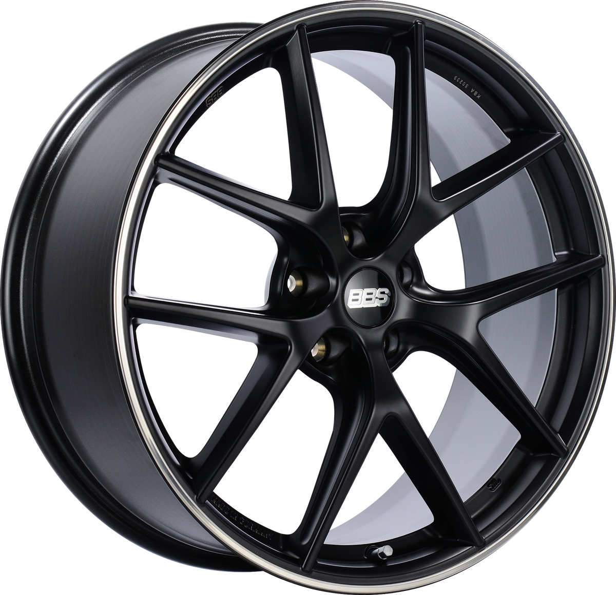 BBS CIR BLACK w/STAINLESS LIP 19x9.5 CUSTOM 5x114.3mm - Wheelwiz