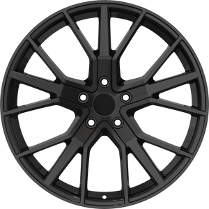 YKW Replica AR14 Gloss Black 20x9 +45 5x112mm 66.6mm - Wheelwiz