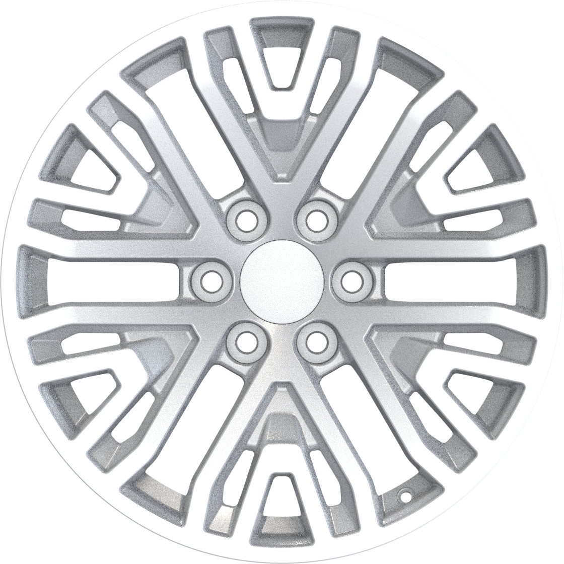 YKW Replica GR3 Silver 22x9 +28 6x139.7mm 78.1mm - Wheelwiz