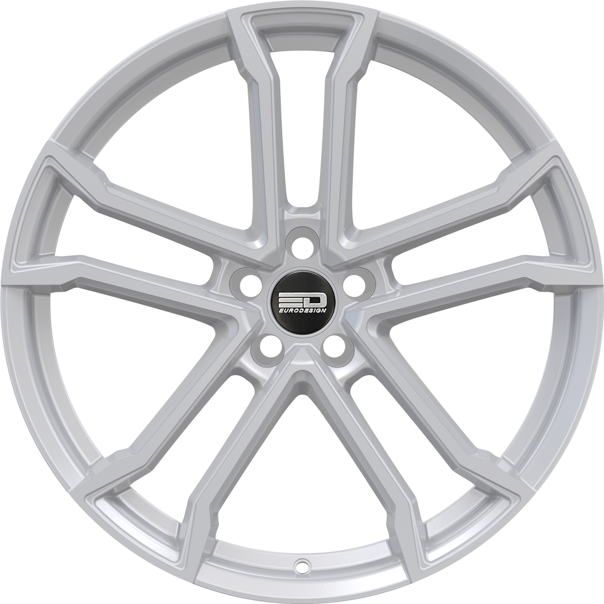 Euro Design Monaco - EFS Hyper Silver 18x8 +42 5x100|5x105|5x110|5x112|5x115|5x118|5x108|5x114.3|5x98mm 72.6mm - Wheelwiz