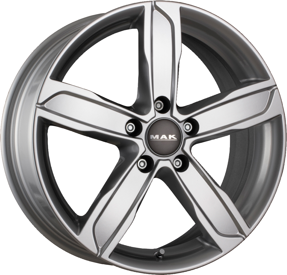 MAK STADT Silver 18x8 +28 5x112mm 66.45mm - Wheelwiz