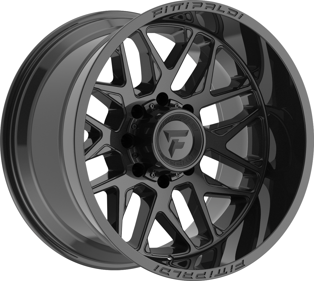 Fittipaldi FA19B Gloss Black 20x12 -44 8x165.1mm 125.2mm - Wheelwiz