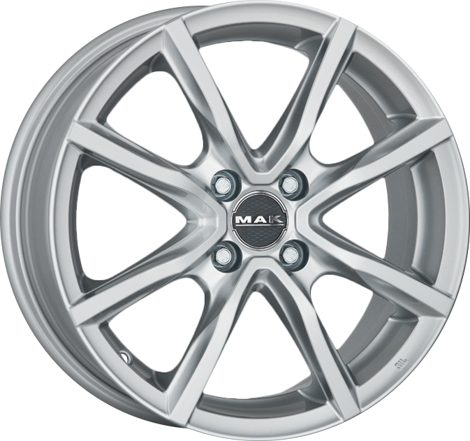 MAK MILANO 4 Silver 16x6.5 +40 4x100mm 72mm - Wheelwiz