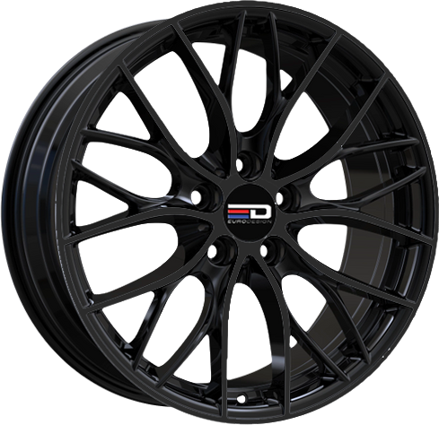 Euro Design Camillo Matte Black 19x8.5 +35 5x112mm 66.7mm - Wheelwiz
