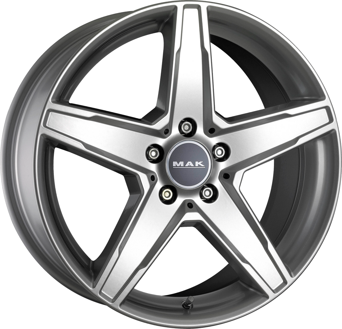 MAK STERN Silver 16x7.5 +45.5 5x112mm 66.6mm - Wheelwiz
