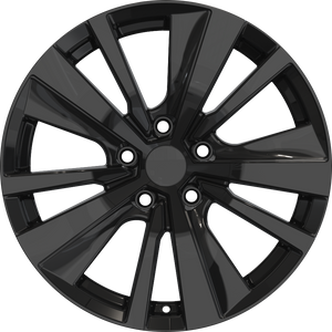 YKW Replica MF1 Gloss Black 17x7.5 +40 5x114.3mm 66.1mm - Wheelwiz