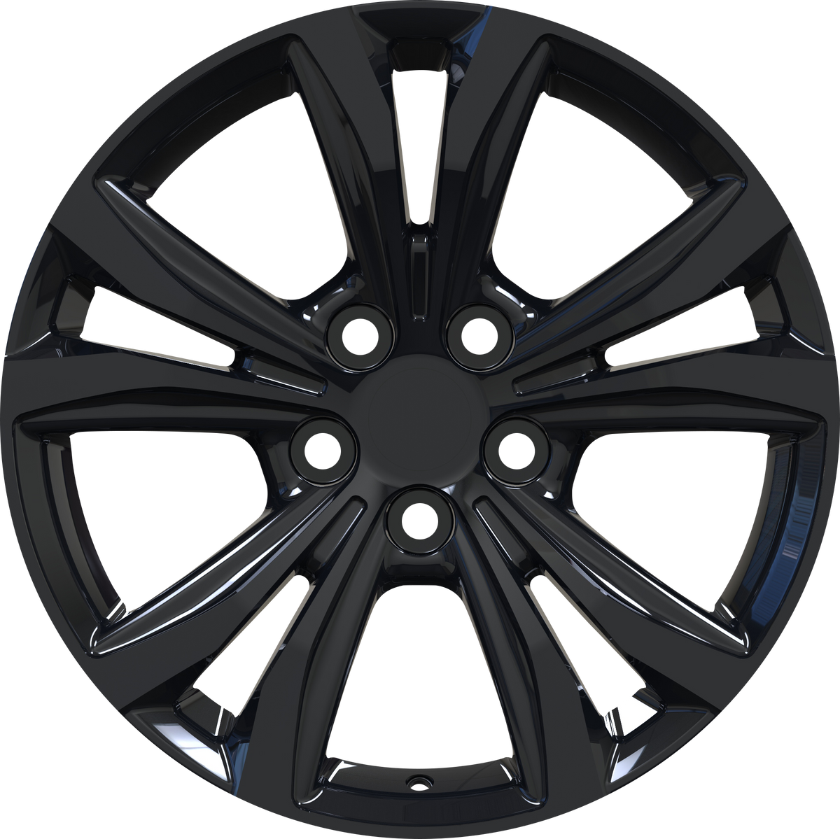 YKW Replica MF15 Gloss Black 18x8 +35 5x114.3mm 60.1mm - Wheelwiz