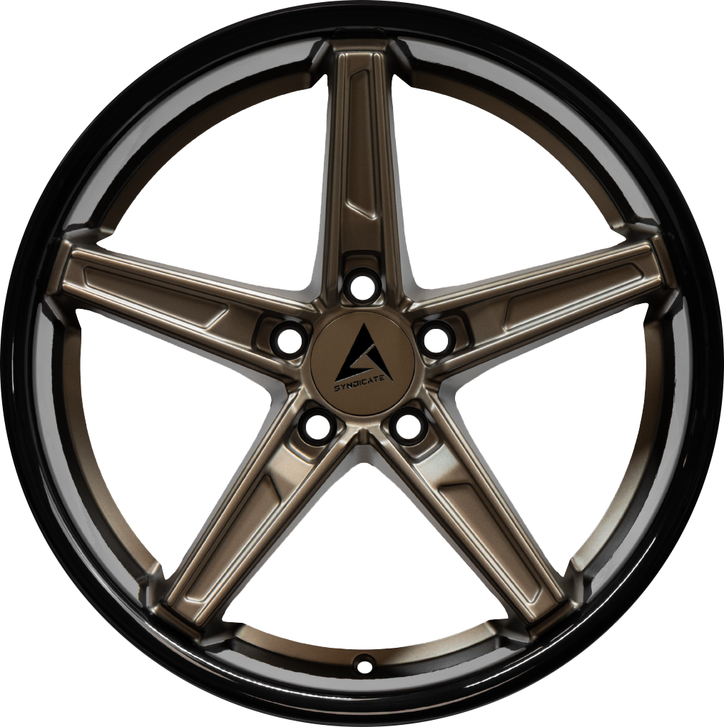 Armed Wheels Don Matte Bronze Face + Gloss Black Lip 20x9 +32 5x127mm 74.1mm - Wheelwiz