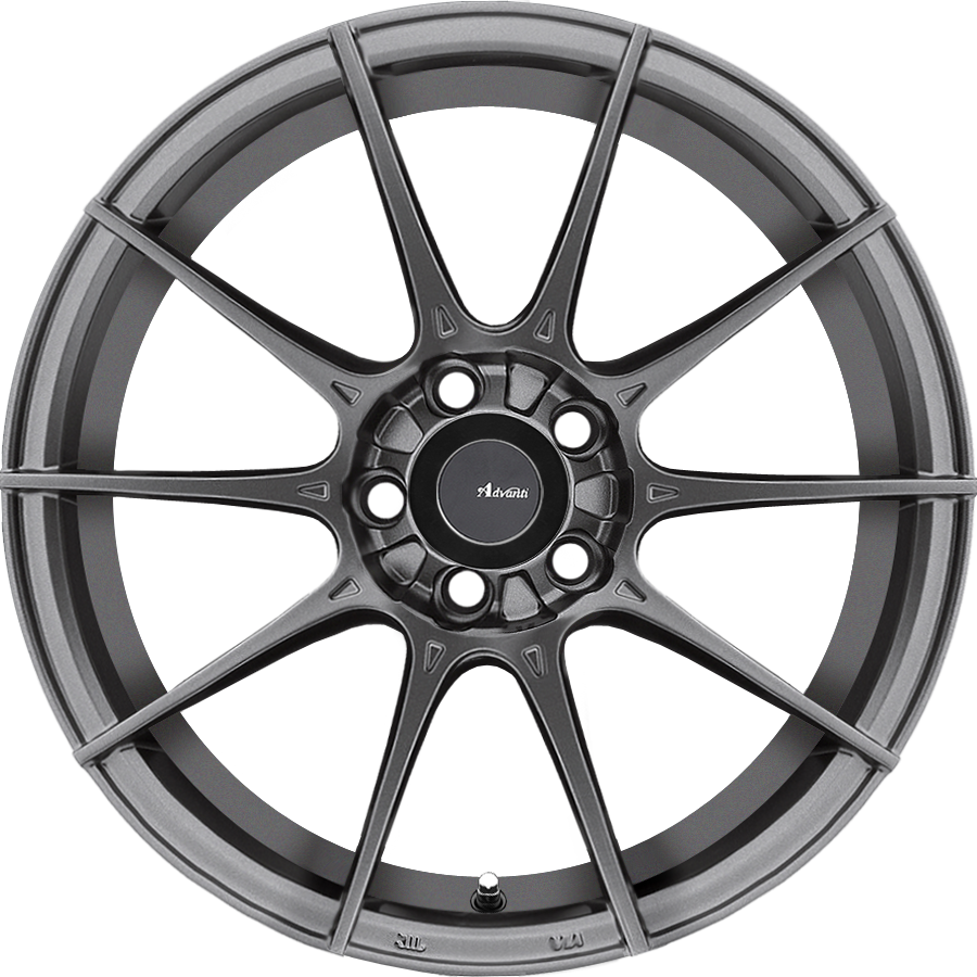 Advanti Storm S1 Matte Grey 15x9 +35 4x100mm 73.1mm - Wheelwiz