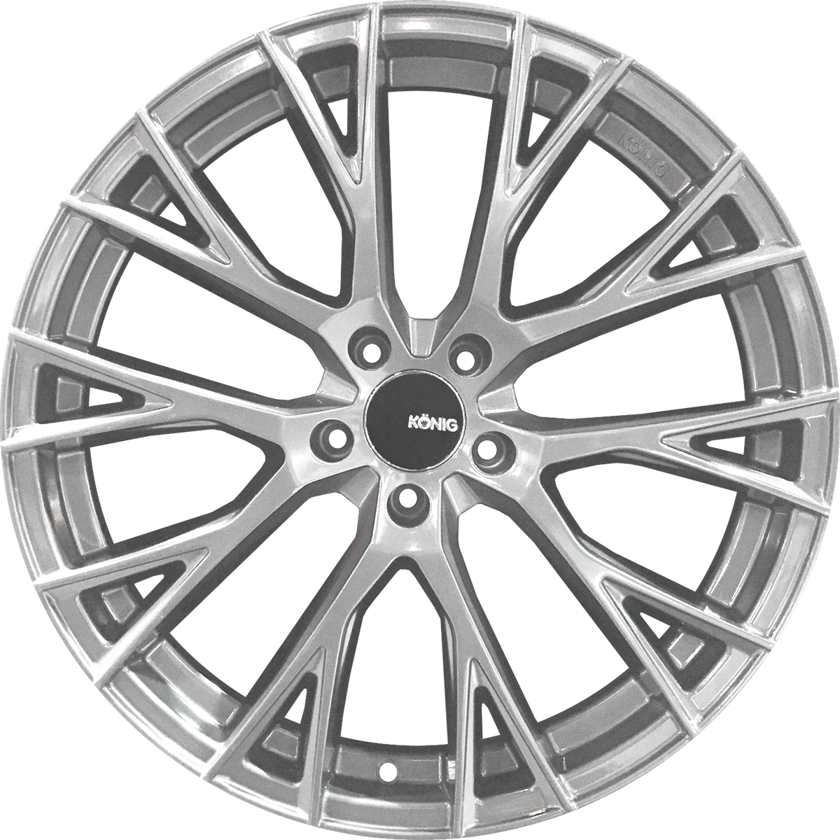 Konig Interflow Metallic Silver 18x8 +35 5x120mm 72.56mm - Wheelwiz