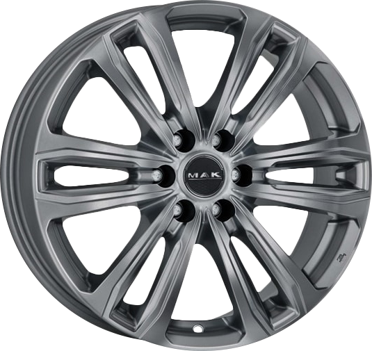 MAK SAFARI 6 Matte Titan 17x7.5 +38 6x139.7mm 67.1mm - Wheelwiz