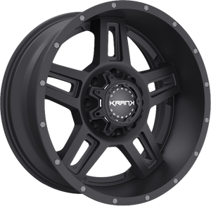 Krank Hammer Satin Black 17x9 +18 5x127|5x139.7mm 77.8mm - Wheelwiz