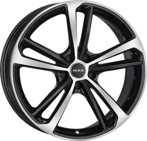 MAK Nurburg Black Mirror 20x8.5 +48 5x114.3mm 76mm