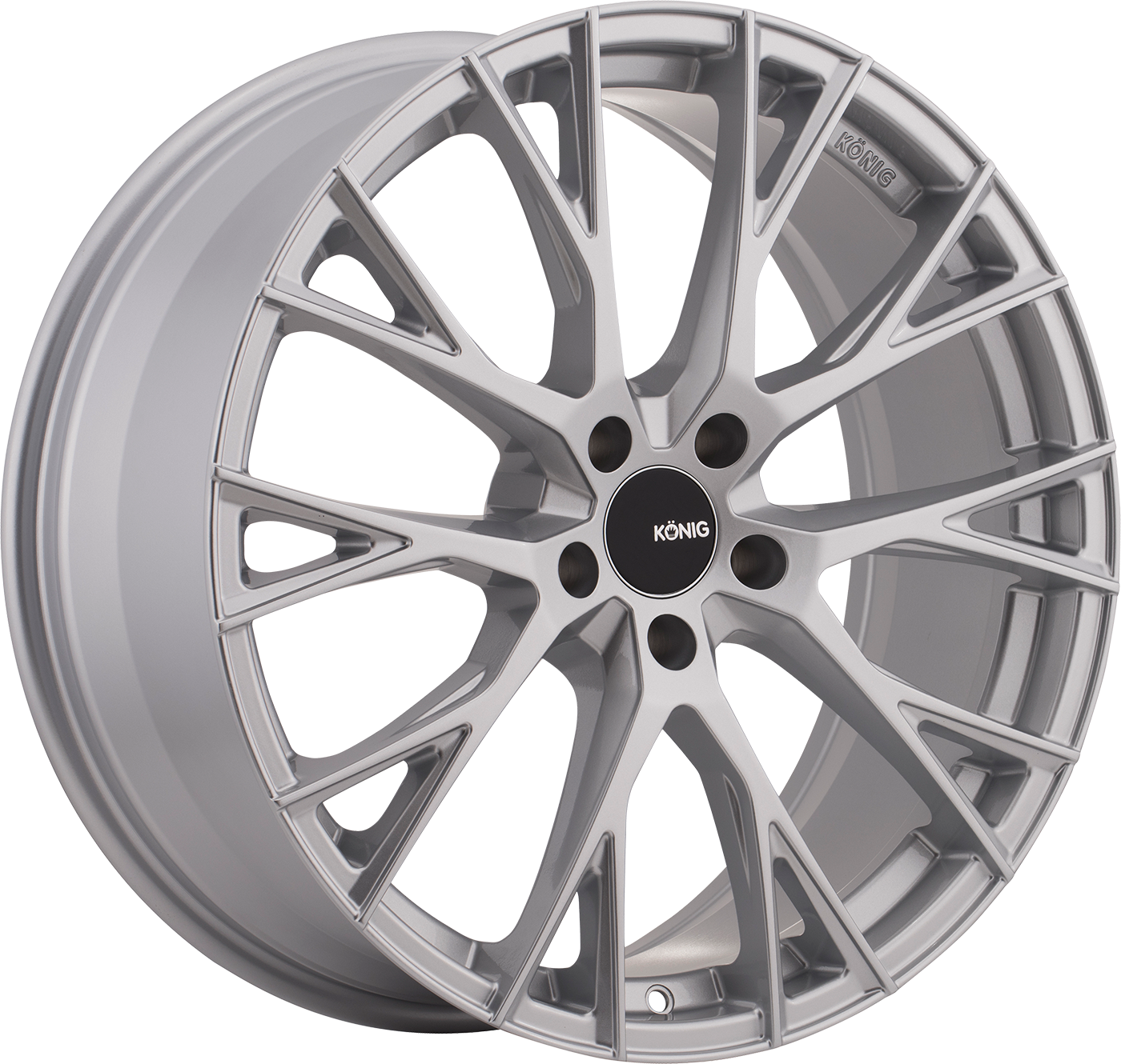 Konig Interflow Metallic Silver 18x8 +32 5x112mm 66.56mm - Wheelwiz