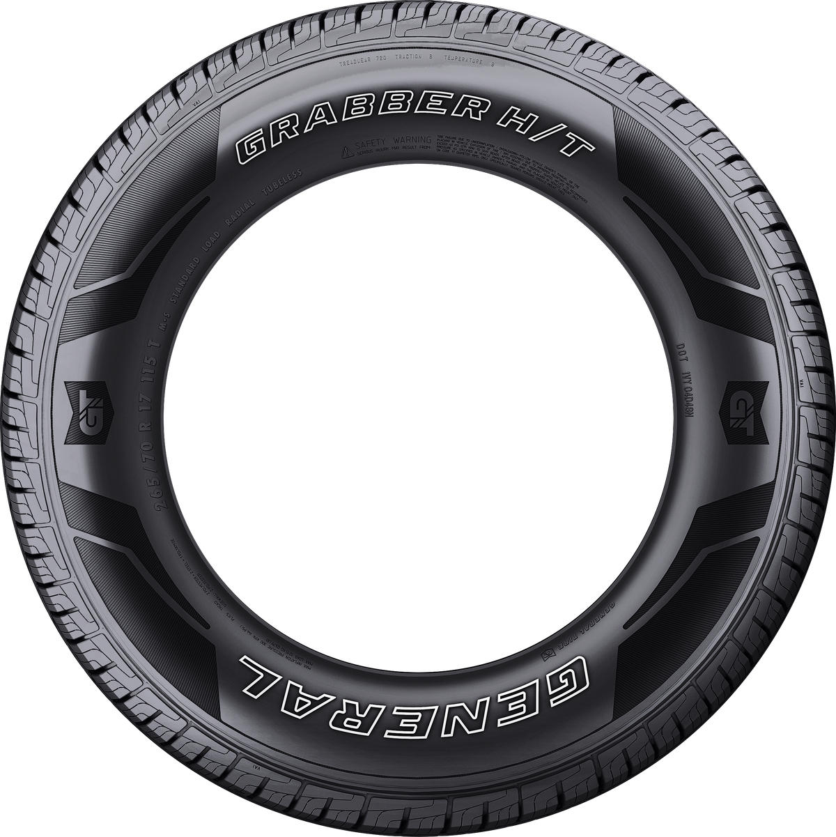 General Tire GRABBER H/T 245/70R16 107T (FR) OWL