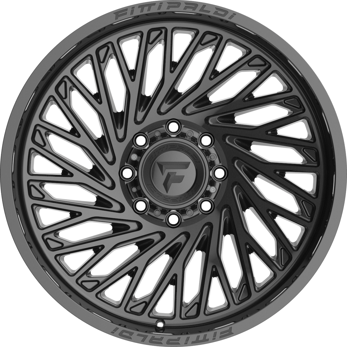 Fittipaldi FA15B Gloss Black 22x10 -19 8x165.1mm 125.2mm - Wheelwiz