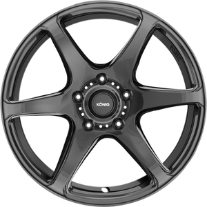 Konig Tandem Gloss Graphite 16x7.5 +45 5x112mm 66.6mm - WheelWiz