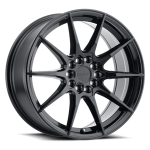 Ruff SPEEDSTER Gloss Black 17x7.5 +38 5x108|5x114.3mm 72.1mm - WheelWiz