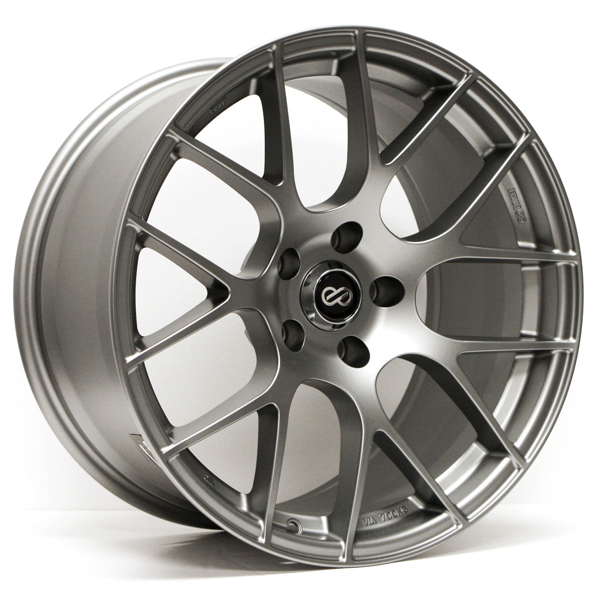 Enkei RAIJIN Gunmetal Paint 18x8 +35 5x112mm 72.6mm - WheelWiz