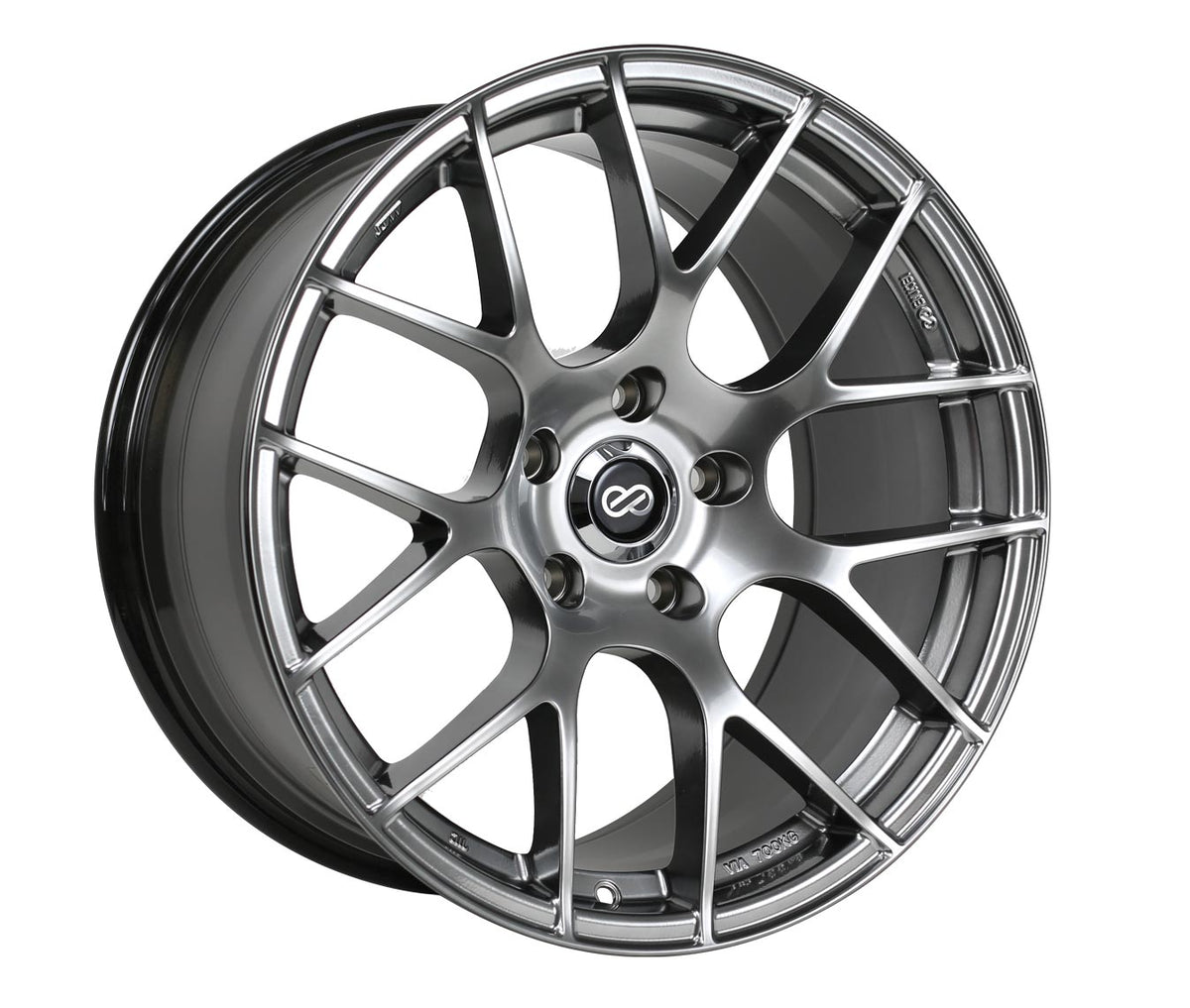 Enkei RAIJIN Hyper Silver 19x9.5 +35 5x112mm 72.6mm - WheelWiz