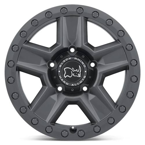 Black Rhino RAVINE Matte Black 17x8.5 +35 6x114.3mm 76.1mm - Wheelwiz